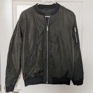 ASOS New Look Padded Bomber Jacket in Khaki